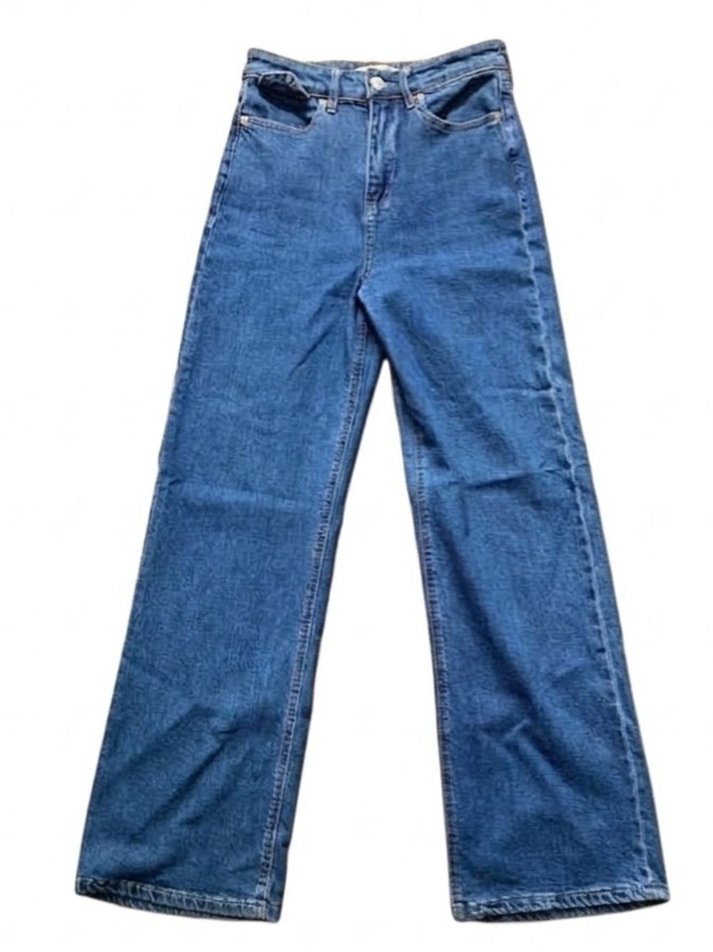 Ever New High Rise Wide Leg Jeans Mid Wash Women’s 4